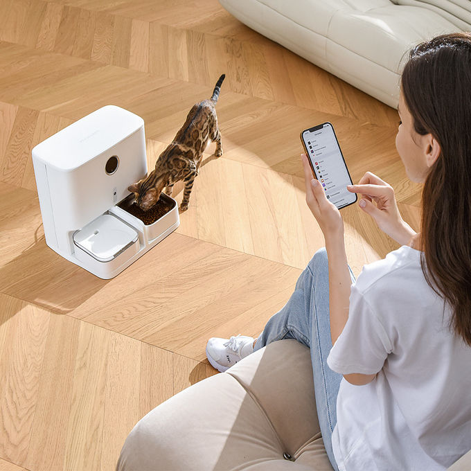 automatische Zufuhr der Nahrung240v mit App-Schaltklaue Cat Feeder 2