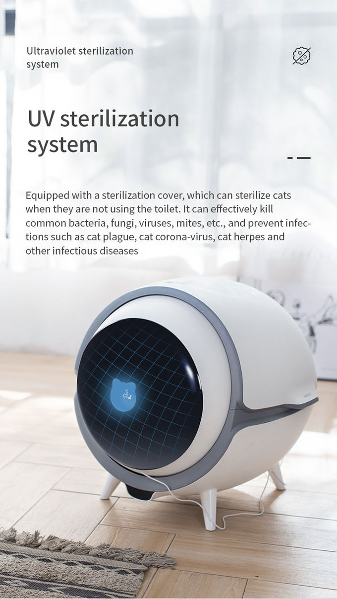 Haustier-Katzenklo-Selbst Cleanning Wechselstroms 110V Smart automatischer mit App Concrol 0