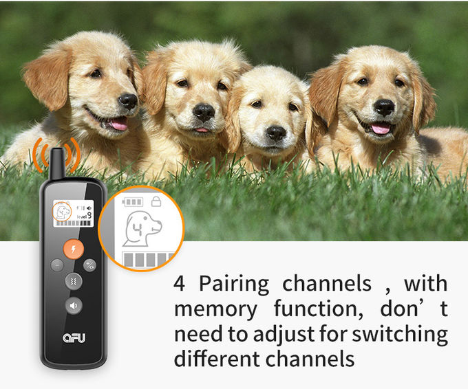 Drahtloser elektronischer Hundetrainings-Kragen mit Fernsignalton-Erschütterungs-Schock 0
