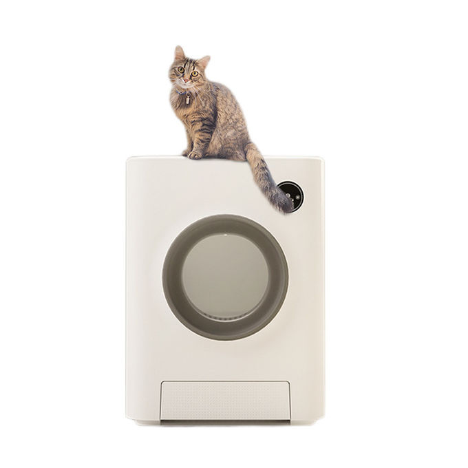 Plastik-ABS Selbstreinigungs-Cat Litter Box With App-Integration Wifi-Noten-Steuerung 0